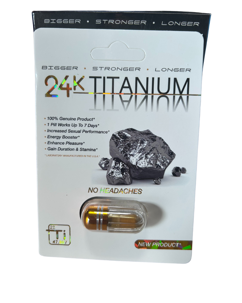 25K TITANIUM SINGLE PILL