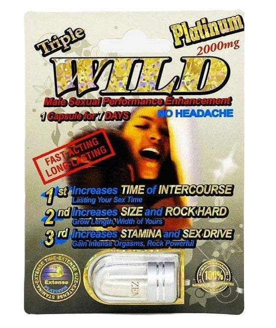 TRIPLE WILD PLATINUM ENHANCEMENT PILL
