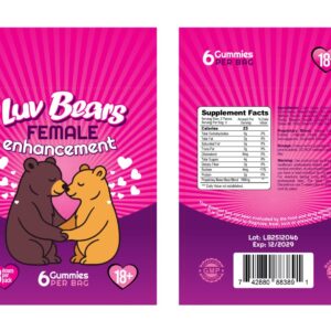 ENH LUV BEARS GUMMIES FOR HER 6CT